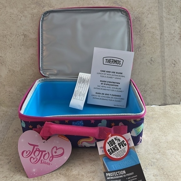 Thermos JoJo Siwa Soft Kids Lunch box NWT - Picture 6 of 9